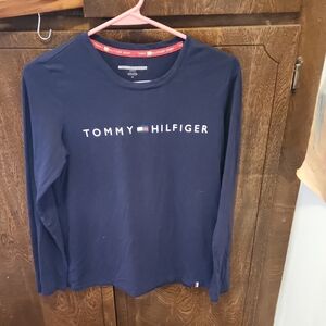 Tommy Hilfiger Classic Navy Long Sleeve Tee